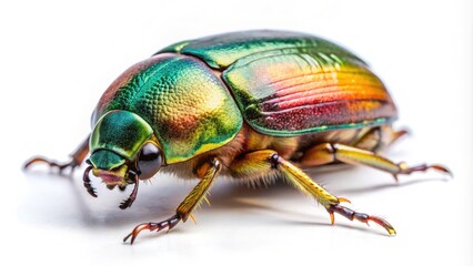 Naklejka premium May Beetle Closeup, Coleoptera Insect, Isolated Crunch, High-Resolution Stock Photo