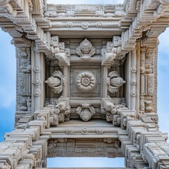 Obraz premium Architectural Details Featuring Intricate Design Elements
