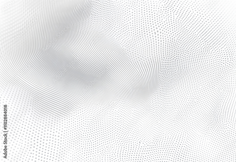 Poster abstract white fabric with smooth, flowing curves elegant abstract white background with smooth curv