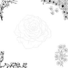 black and white abstract background