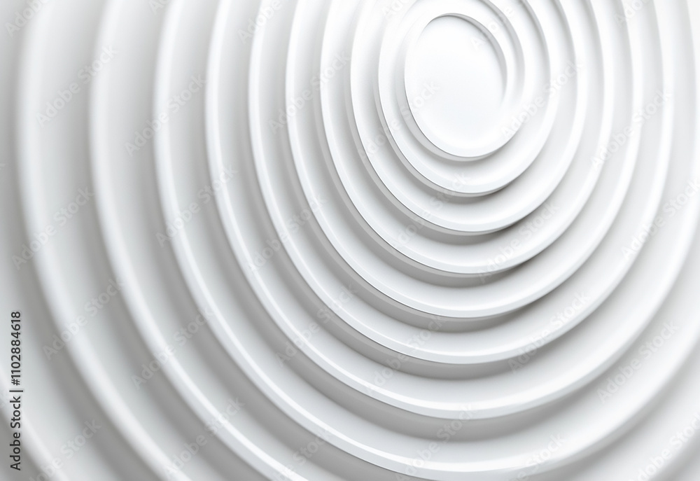 Poster a minimal banner with concentric rings, gradient fills, and a clean layout concentric linear inset w