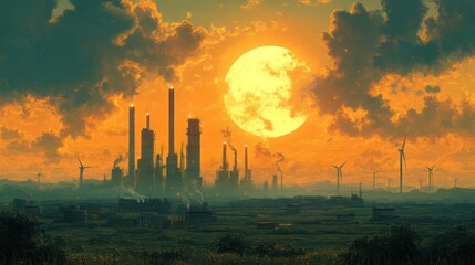 Obraz premium Wind Power Plant