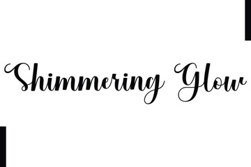 Shimmering Glow text christmas holiday quotes istalist typography