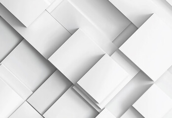 Abstract white background with geometric shapes and lines, vector presentation design template for business or technology abstract square shape with futuristic concept white background.
