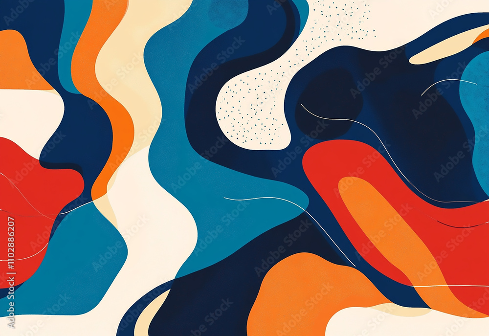 Poster artifical intelligence generated abstract background. abstract color pattern background design