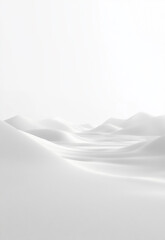 Obraz premium Light White Background Soft Gray Solid Background with Subtle Texture Abstract White Fabric Drape Background