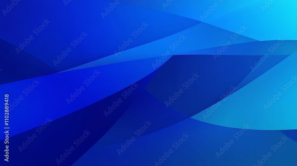 Poster blue geometric shapes abstract background dynamic modern design gradient texture metallic futuristic