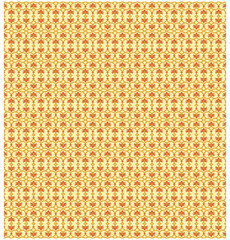 a yellow and white background with an intricate design