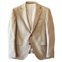 Linen Blazer isolated on white background
