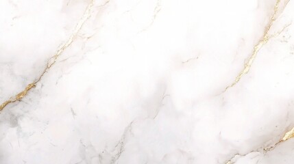Elegant White Marble Background with Gold Veins and Texture Detail