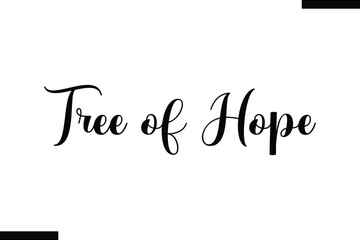 Tree of Hope  Christmas trees quotes text typography