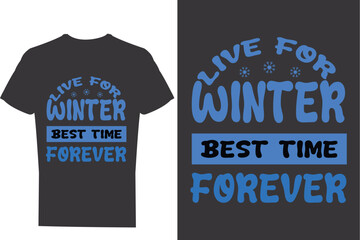 Winter Season 2025 T-shirt Design