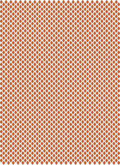 an orange and white geometric pattern