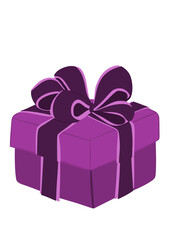 purple gift box