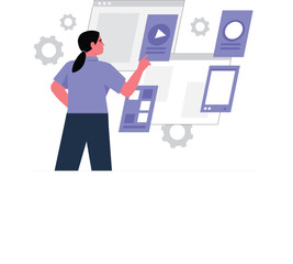 App Development Illustration