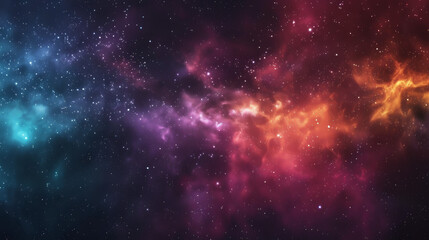 Obraz premium Cosmic Wonder: Far Away Galaxy and Stars