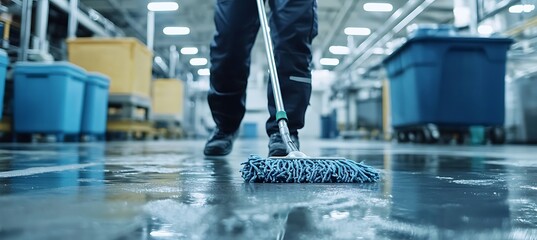 The importance of human effort in achieving high levels of cleanliness in industries. 