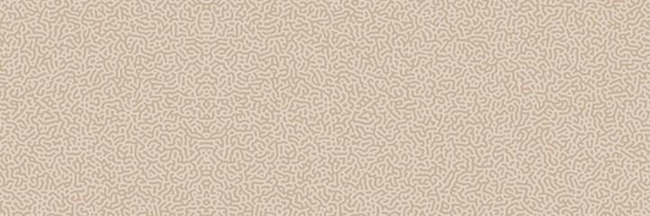 Monochrome Turing reaction background. Abstract diffusion pattern with chaotic shapes. Vector illustration.