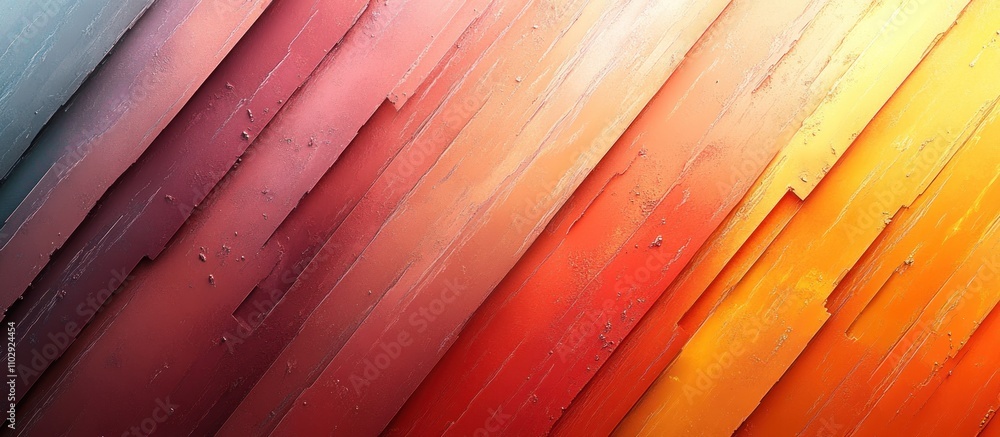 Poster abstract gradient design featuring vibrant colors and textured lines.