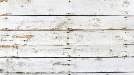 Naklejka premium A weathered white wooden panel background, ideal for rustic design or photography.