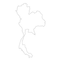 Thailand map icon