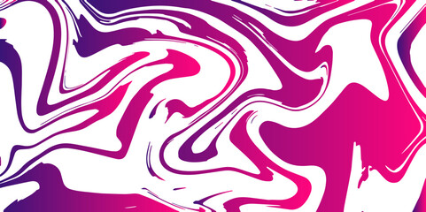 Abstract Marble texture background. Pink and white mixing oil paint texture. Horizontal banner with waves background. Splash of paint. Colorful liquid. Fluid motion ink water design.