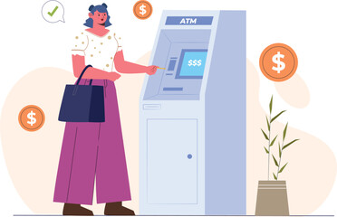 Online Banking Concept Illustration