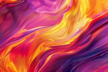 Obraz premium Striking abstract background with vivid, swirling colors and fluid wave patterns, blending bright, vibrant tones for a captivating and artistic design