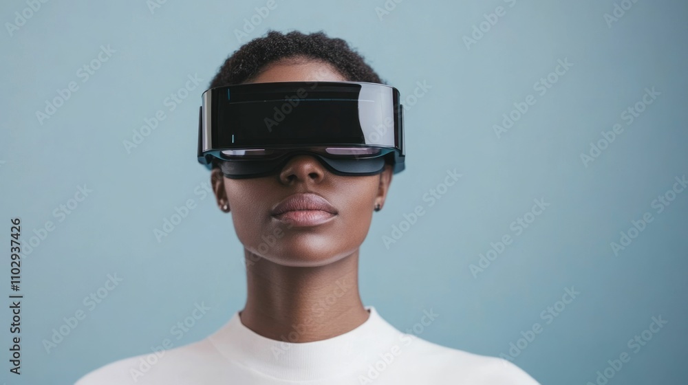 Poster cutting edge adaptive technology assisting and empowering visually impaired individuals through inno