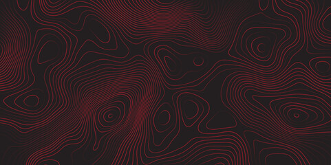 Abstract Topographic background White&Blak  Topographic Simple Map Design  
