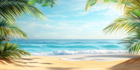  Sea view tropical sea with summer background.