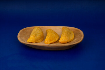Fried empanadas, typical Colombian food