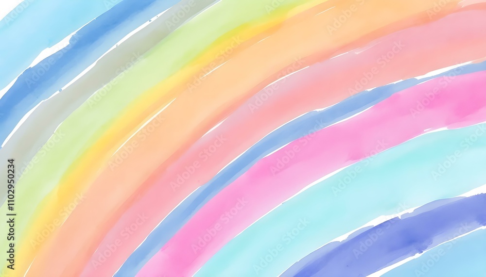 Poster horizontal abstract vibrant color wave rainbow strip paper background. colorful abstract line paper 