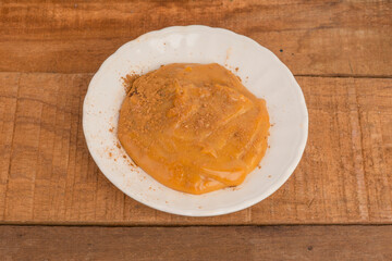 Colombian dessert custard traditionally served at Christmas