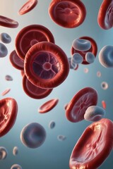 Naklejka premium 3d rendered illustration of a blood cells