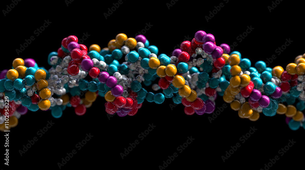 Poster scientists use computers to study dna's structure and changes. they're creating 3d models to underst