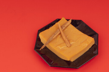 Colombian dessert custard traditionally served at Christmas