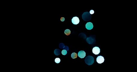 Particle style, beautiful particle star stock image