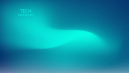 Lines Motion and Curves. Abstract background. Green Blue Colour Gradient. Monitor display tech wallpaper. Glowing and reflect neon light. Future technology.