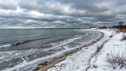 Obraz premium landscape with snow