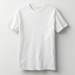 White cotton blank T-shirt