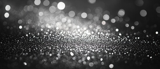 Elegant shimmering silver glitter texture for luxury night club branding festive invitations and glamorous party design backgrounds