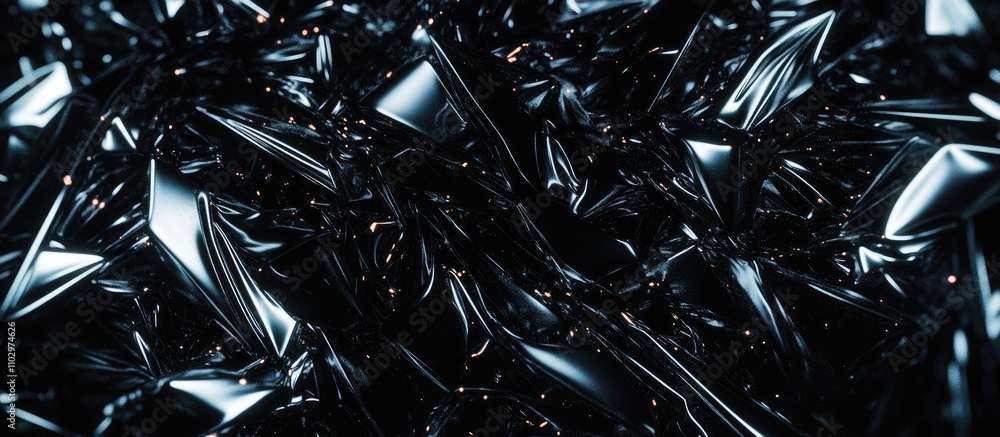 Aufkleber abstract dark metallic texture background showcasing dynamic shapes and depth in contemporary art de