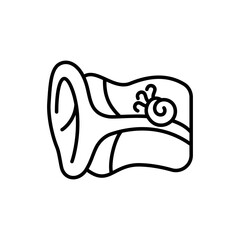 Human Organs Element Icon Design - Luxury Vector Line Art Illustration