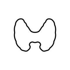 Human Organs Element Icon Design - Luxury Vector Line Art Illustration