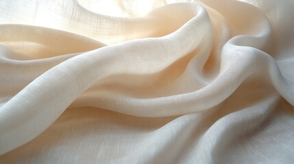 Elegant White Cotton Calico Fabric Texture for Fashion and Home Decor Projects