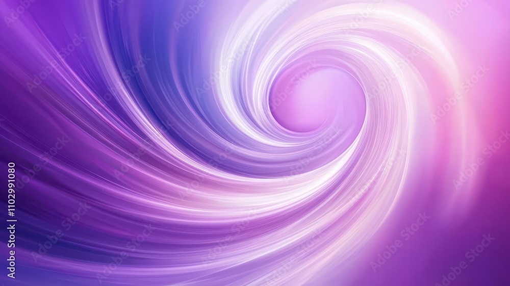 Poster a swirling abstract design featuring soft purple and pink hues, creating a dynamic and calming visua