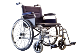 wheelchair isolated on white background