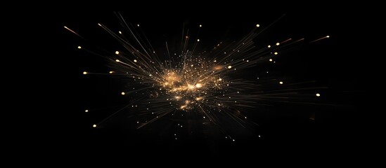 Dynamic fireworks display illuminating the night sky creating a festive and celebratory atmosphere for special events and occasions.