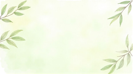 green leaves background